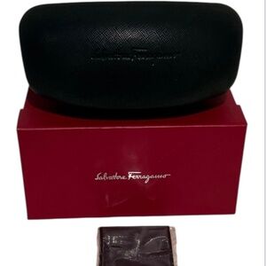 Salvatore Ferragamo sunglasses case and signature box, NEW WITH TAGS